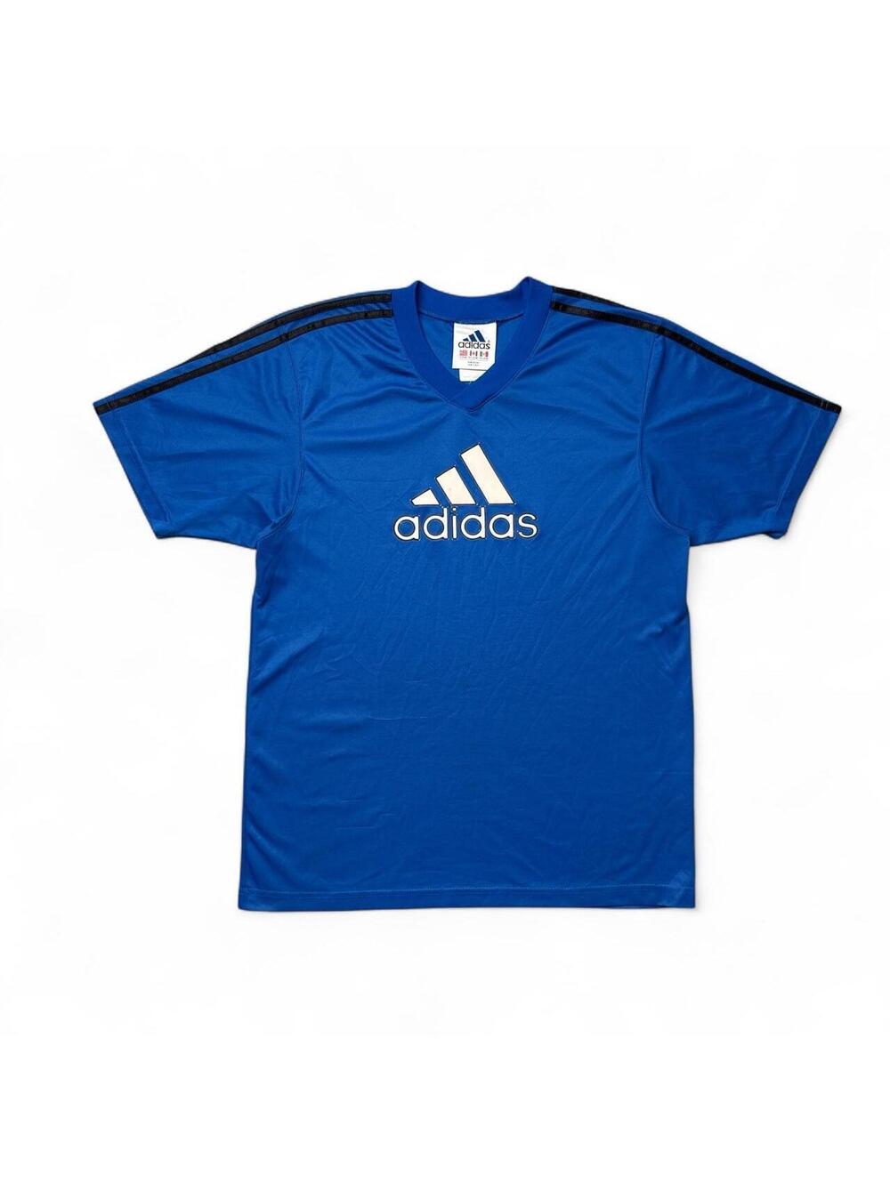 Y2K Adidas 00s Blue Vintage Jersey Shirt